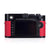 LEICA M (TYP 240) A LA CARTE, BLACK BODY/RED LEATHER