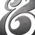 PREMIUM BLACK ALUMINUM AMPERSAND